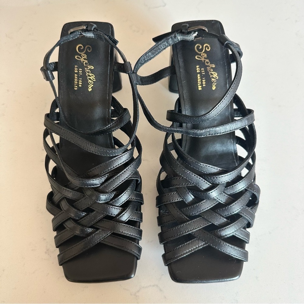 Seychelles Charter Sandal in Black Size: 8
